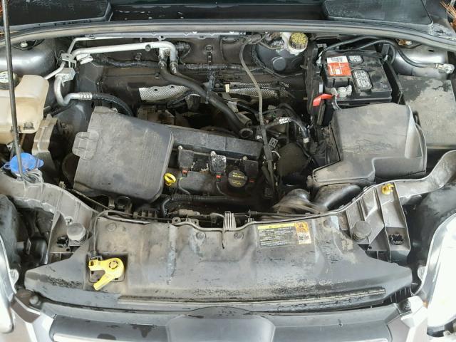 1FADP3K23DL198712 - 2013 FORD FOCUS SE GRAY photo 7