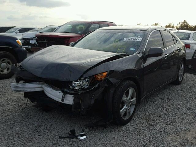 JH4CU26699C006219 - 2009 ACURA TSX GRAY photo 2