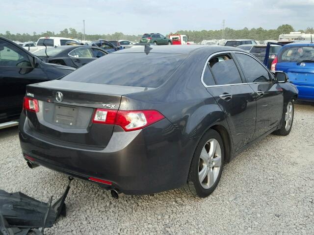 JH4CU26699C006219 - 2009 ACURA TSX GRAY photo 4