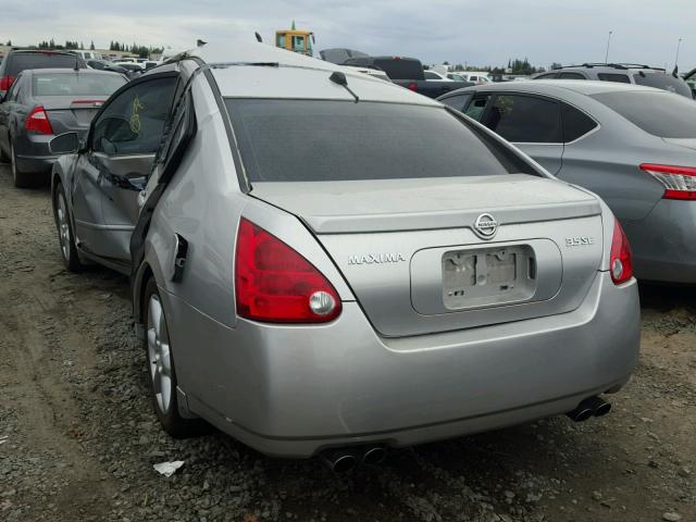 1N4BA41E54C915749 - 2004 NISSAN MAXIMA SE SILVER photo 3