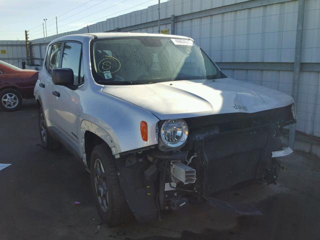 ZACCJAAT0FPB15645 - 2015 JEEP RENEGADE S SILVER photo 1