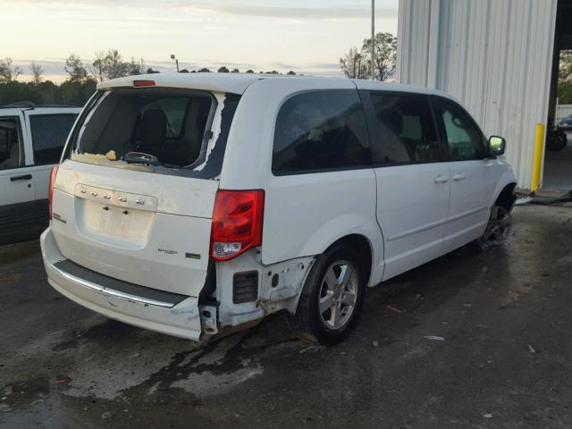 2C4RDGCG5CR264807 - 2012 DODGE GRAND CARA WHITE photo 4