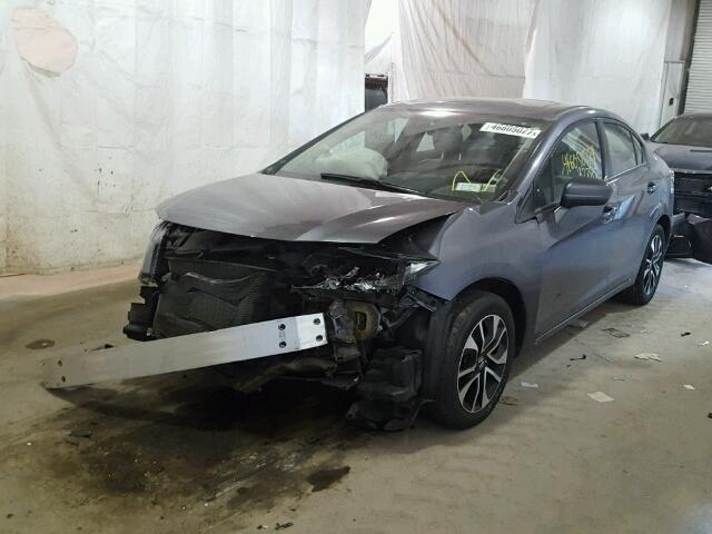 2HGFB2F83FH508689 - 2015 HONDA CIVIC EX GRAY photo 2