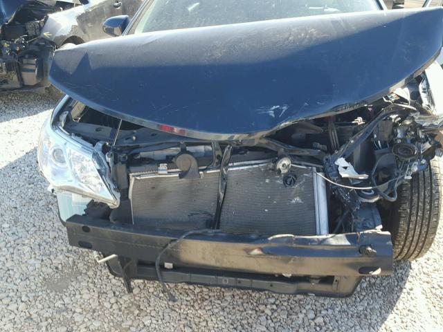 4T4BF1FK4DR297523 - 2013 TOYOTA CAMRY L BLUE photo 7