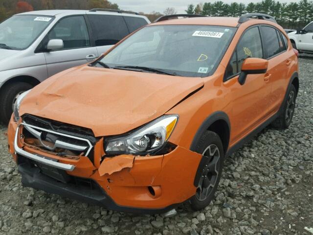 JF2GPACC8F8296211 - 2015 SUBARU XV CROSSTR ORANGE photo 2