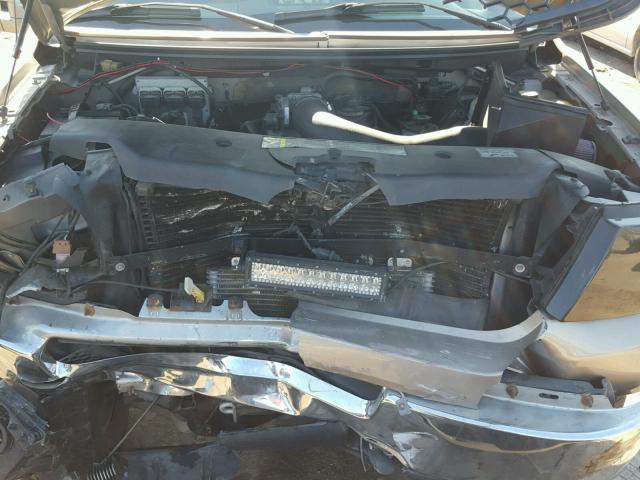 1FTRW12W34KA68302 - 2004 FORD F150 SUPER GRAY photo 7