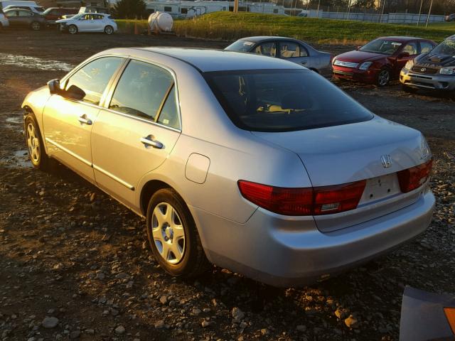 1HGCM56435A167707 - 2005 HONDA ACCORD LX SILVER photo 3