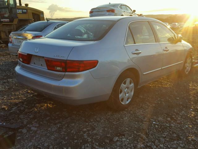 1HGCM56435A167707 - 2005 HONDA ACCORD LX SILVER photo 4