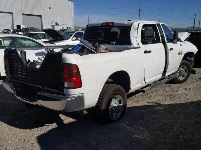 3C6UD5CL0CG315476 - 2012 DODGE RAM 2500 S WHITE photo 4