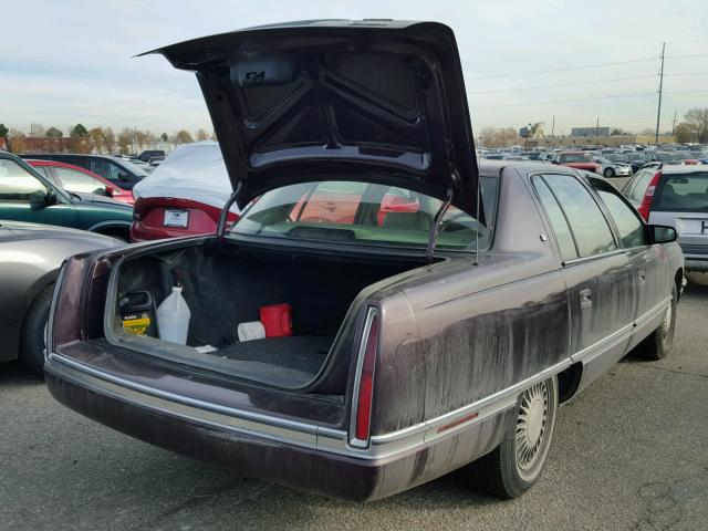 1G6KD52B9SU223127 - 1995 CADILLAC DEVILLE MAROON photo 4