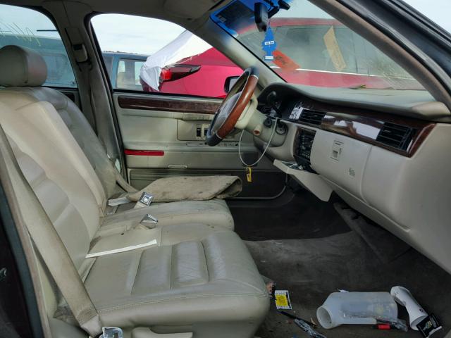 1G6KD52B9SU223127 - 1995 CADILLAC DEVILLE MAROON photo 5