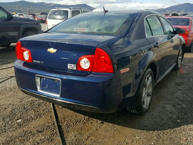 1G1ZC5E14BF166642 - 2011 CHEVROLET MALIBU 1LT BLUE photo 4
