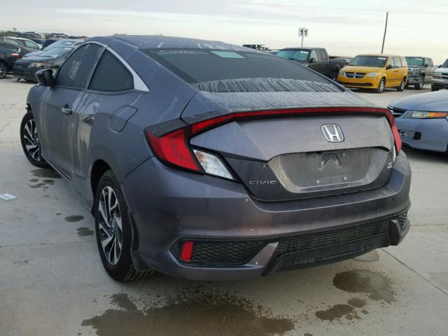 2HGFC4B00HH304444 - 2017 HONDA CIVIC LX GRAY photo 3