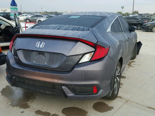 2HGFC4B00HH304444 - 2017 HONDA CIVIC LX GRAY photo 4