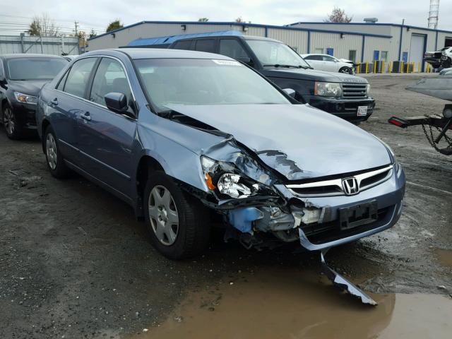 1HGCM564X7A025325 - 2007 HONDA ACCORD LX BLUE photo 1