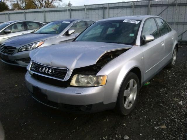 WAULC68E62A174897 - 2002 AUDI A4 1.8T QU SILVER photo 2