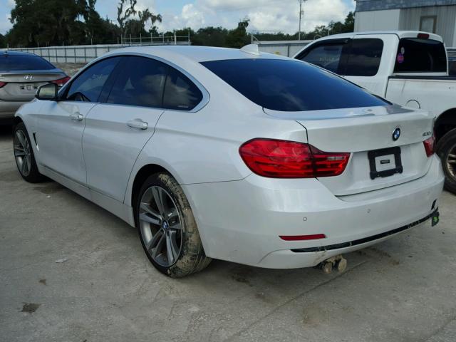 WBA4F7C32HG789590 - 2017 BMW 430I GRAN WHITE photo 3