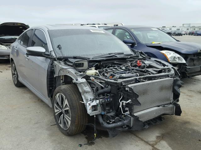 19XFC1F7XHE010422 - 2017 HONDA CIVIC EXL ვერცხლისფერი ფოტო 1