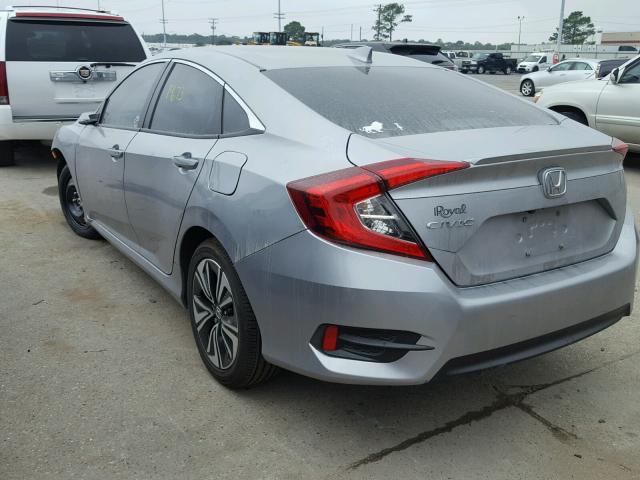 19XFC1F7XHE010422 - 2017 HONDA CIVIC EXL SILVER photo 3