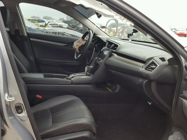 19XFC1F7XHE010422 - 2017 HONDA CIVIC EXL ვერცხლისფერი ფოტო 5
