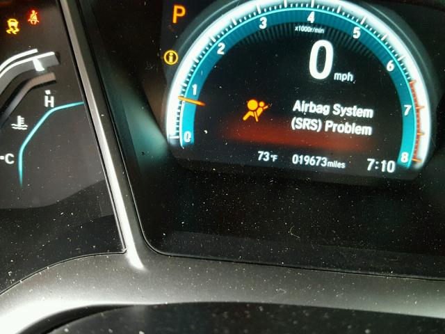 19XFC1F7XHE010422 - 2017 HONDA CIVIC EXL ვერცხლისფერი ფოტო 8