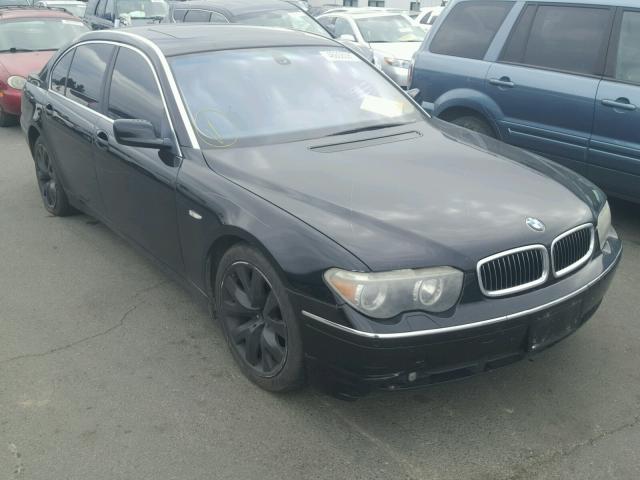 WBAGN63443DR17924 - 2003 BMW 745 LI Қара фото 1