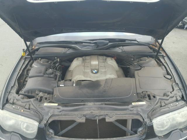 WBAGN63443DR17924 - 2003 BMW 745 LI BLACK photo 7