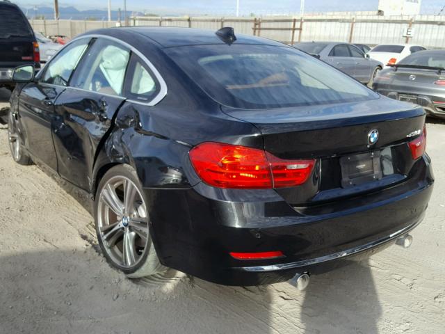 WBA4B1C50FD955632 - 2015 BMW 435 I BLACK photo 3