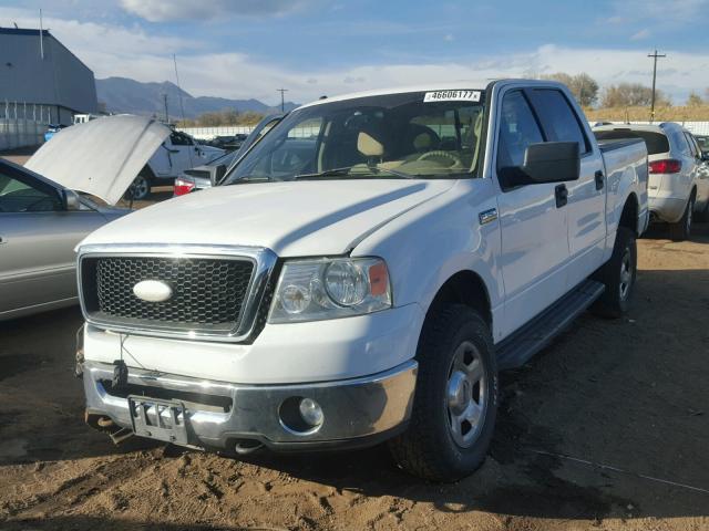 1FTPW14V27KD09606 - 2007 FORD F150 SUPER WHITE photo 2