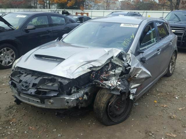 JM1BL1K46B1380481 - 2011 MAZDA SPEED 3 灰色 照片 2