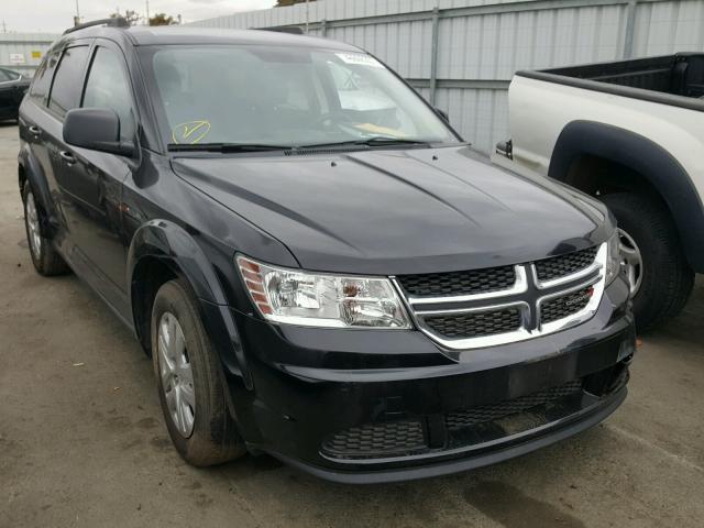 3C4PDCAB9GT139657 - 2016 DODGE JOURNEY SE BLACK photo 1