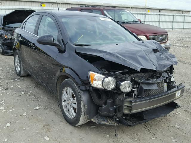 1G1JC5SH9C4163442 - 2012 CHEVROLET SONIC LT BLACK photo 1