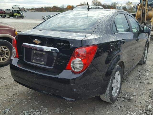 1G1JC5SH9C4163442 - 2012 CHEVROLET SONIC LT BLACK photo 4