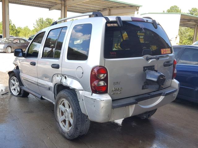 1J4GL58K15W522840 - 2005 JEEP LIBERTY LI SILVER photo 3