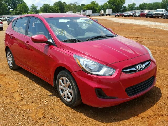 KMHCT5AE3EU159635 - 2014 HYUNDAI ACCENT RED photo 1