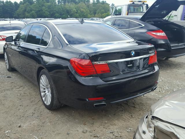 WBAKB83559CY59599 - 2009 BMW 750 LI BLACK photo 3