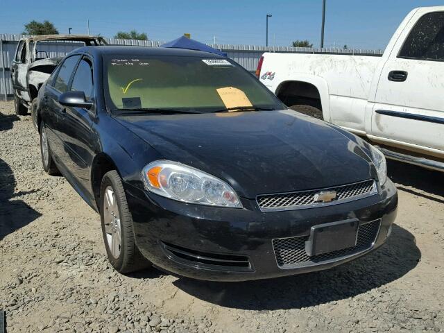 2G1WG5E38C1284193 - 2012 CHEVROLET IMPALA LT BLACK photo 1