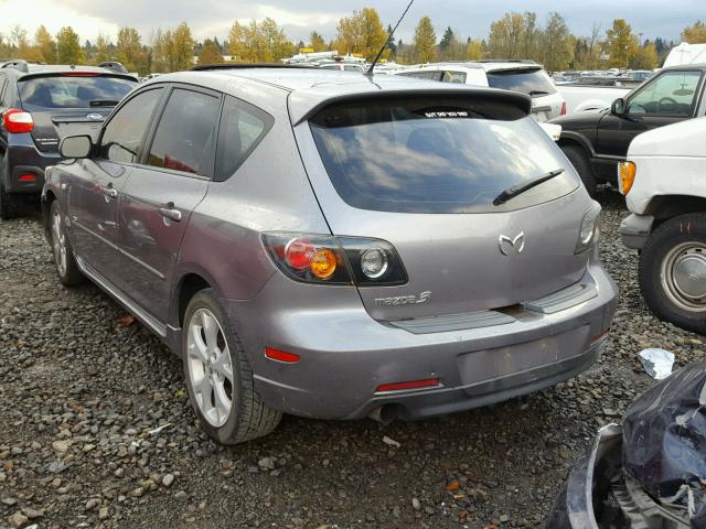 JM1BK343561434586 - 2006 MAZDA 3 HATCHBAC GRAY photo 3