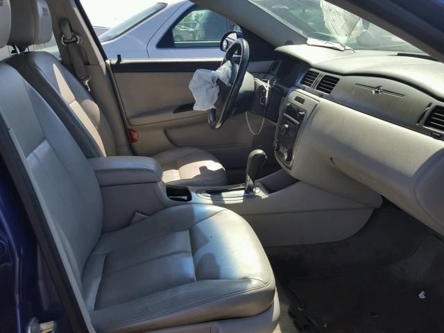2G1WD58C069158081 - 2006 CHEVROLET IMPALA SUP BLUE photo 5