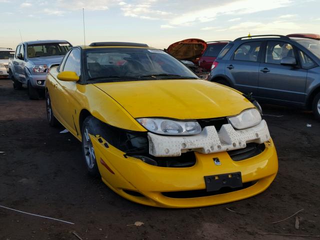 1G8ZY12771Z107246 - 2001 SATURN SC2 YELLOW photo 1