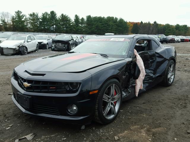 2G1FK1EJ5C9123226 - 2012 CHEVROLET CAMARO 2SS BLACK photo 2