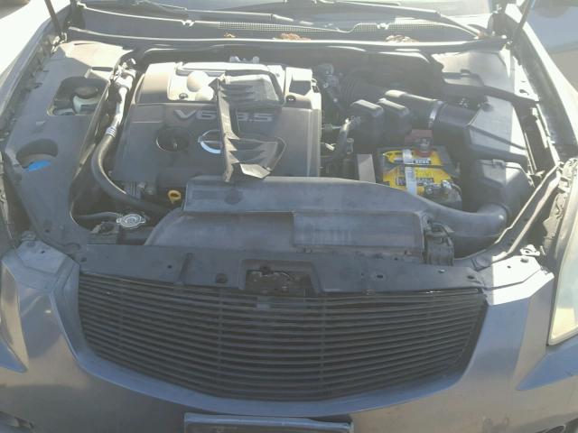 1N4BA41E17C812638 - 2007 NISSAN MAXIMA SE GRAY photo 7