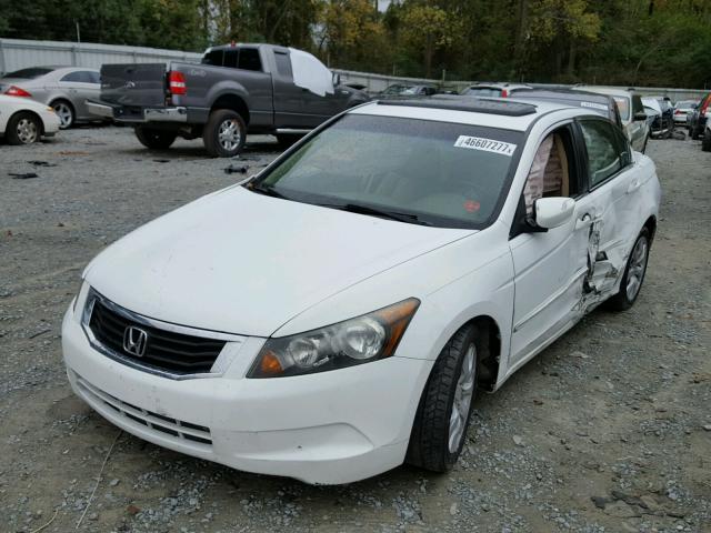 1HGCP2F88AA142689 - 2010 HONDA ACCORD EXL WHITE photo 2