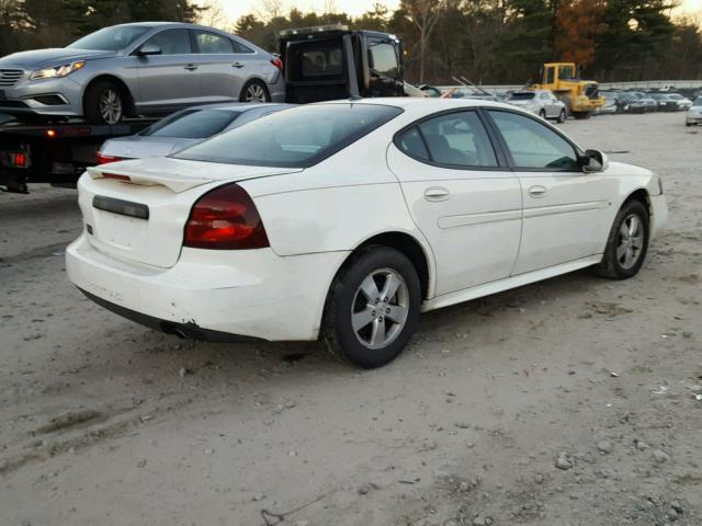 2G2WP582571225901 - 2007 PONTIAC GRAND PRIX WHITE photo 4