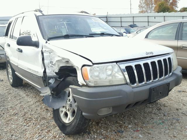 1J4GW38N52C212306 - 2002 JEEP GRAND CHER WHITE photo 1