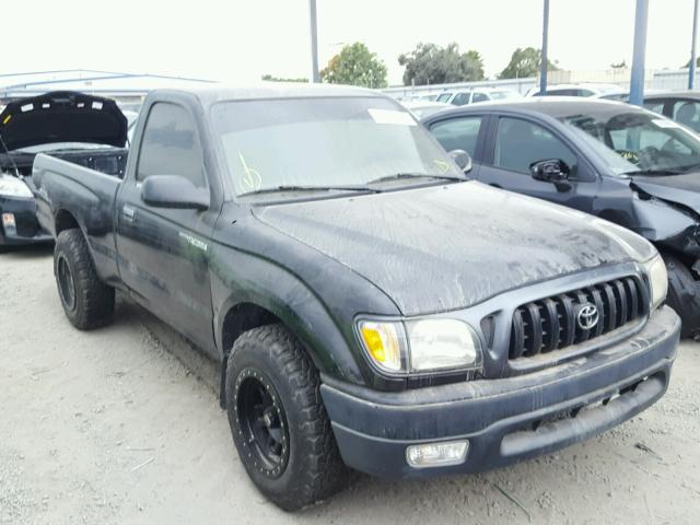 5TENL42N64Z312519 - 2004 TOYOTA TACOMA BLACK photo 1