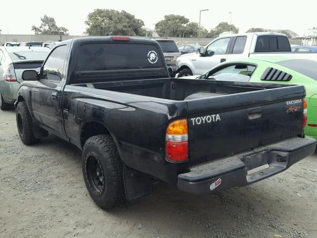 5TENL42N64Z312519 - 2004 TOYOTA TACOMA BLACK photo 3