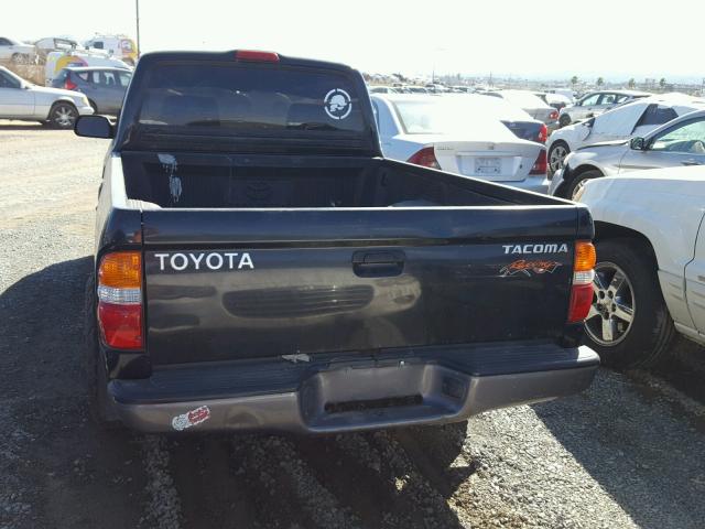 5TENL42N64Z312519 - 2004 TOYOTA TACOMA BLACK photo 6