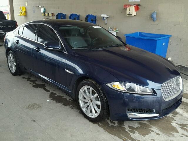 SAJWA0ES1DPS97246 - 2013 JAGUAR XF BLUE photo 1