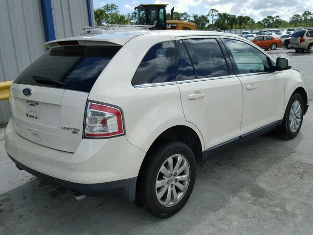 2FMDK49C88BA49470 - 2008 FORD EDGE LIMIT WHITE photo 4